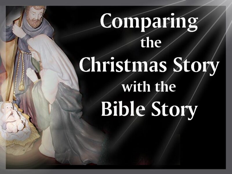 Comparing the Christmas Story with the Bible Story In God's Image