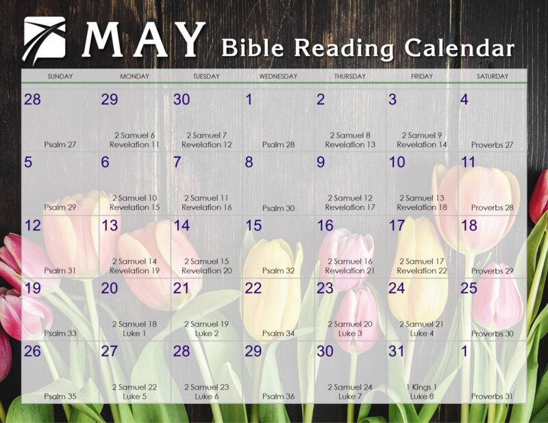 May 2019 Daily Bible Reading Calendar – In God's Image