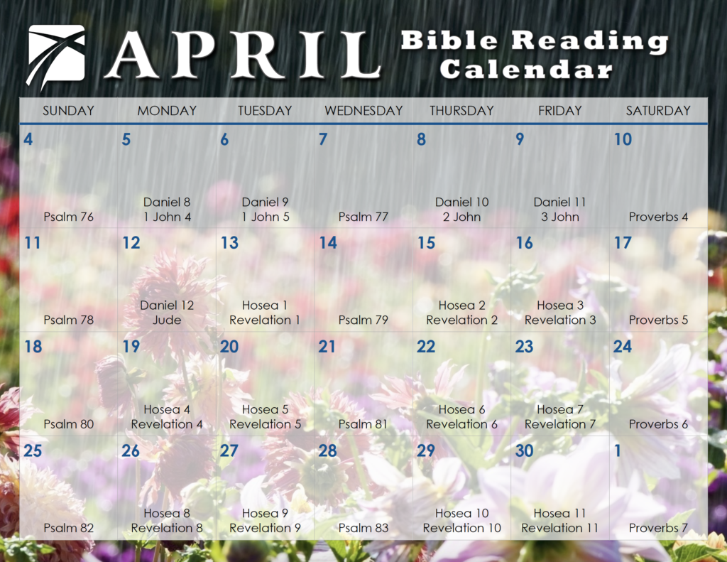 Reading Calendars – In God's Image